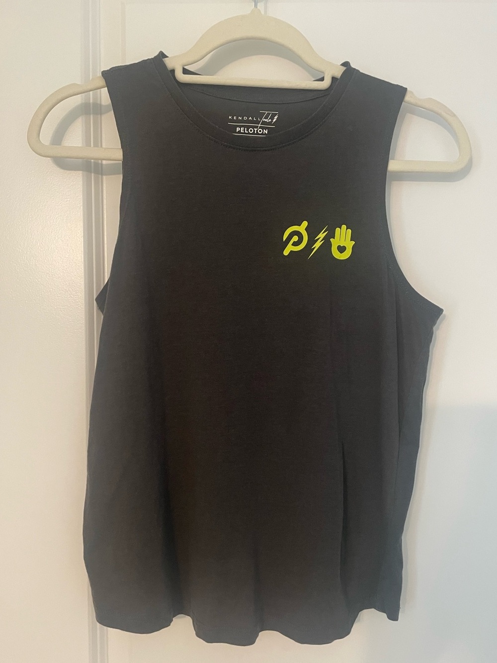 Spiritual Gangster x Kendall Toole Never Knocked Out Gray Muscle Tank Sz S